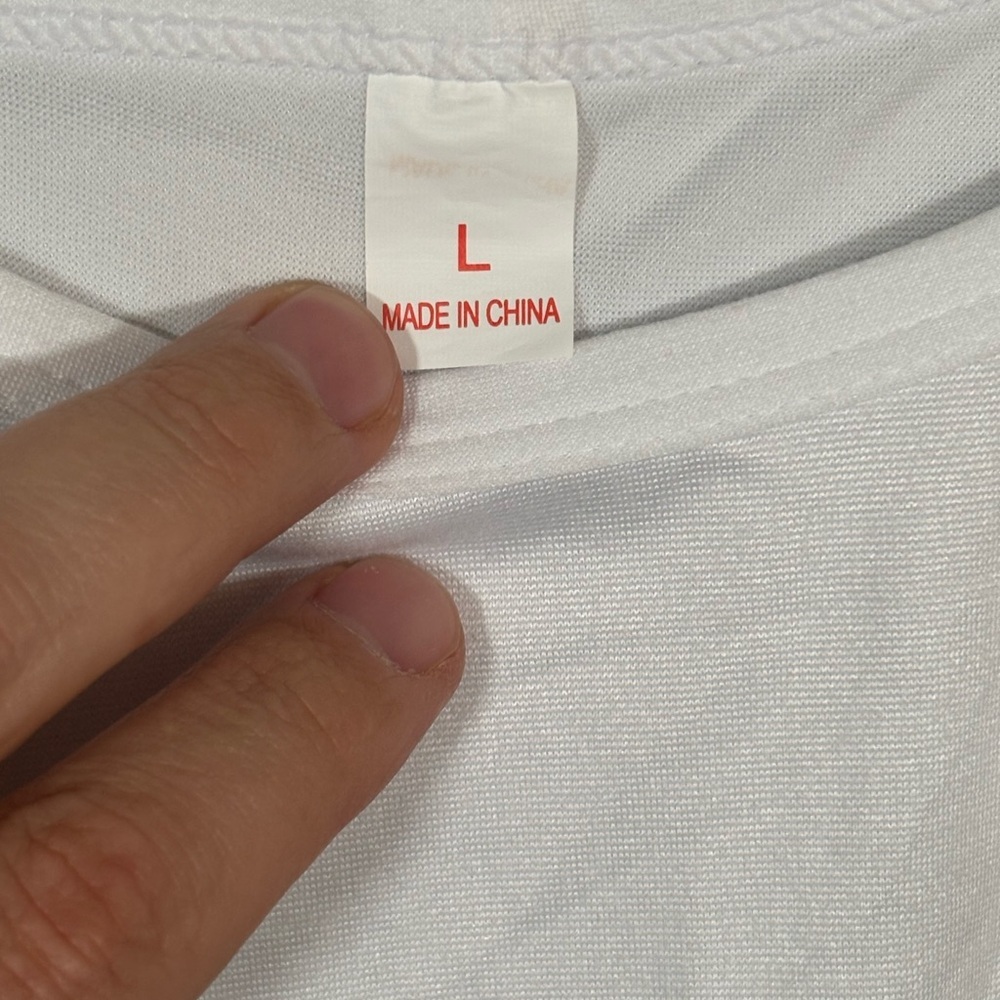 Paris Graphic Tee La Ville Lumière France White Short Sleeve Shirt L - Picture 3 of 8